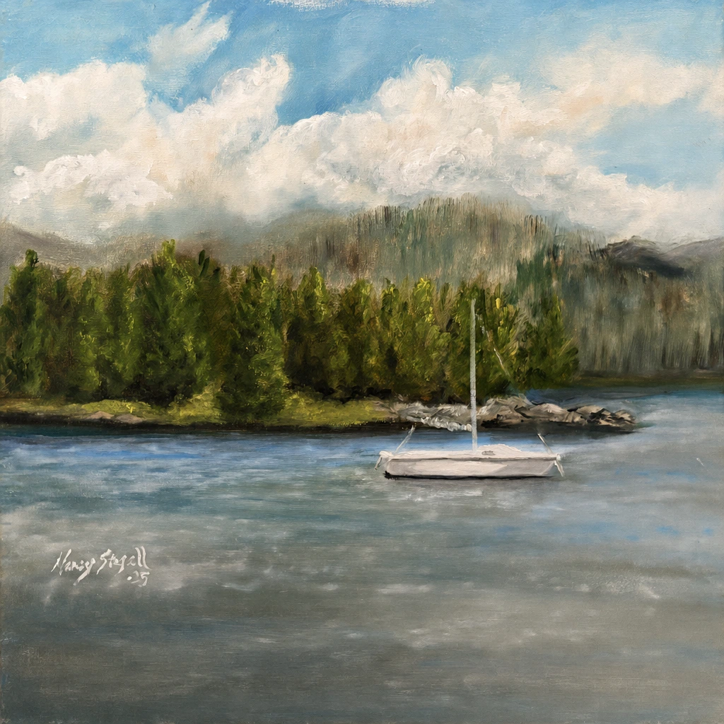 A Small Sail at Anchor